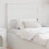 Berkfield Headboard White Engineered wood 1