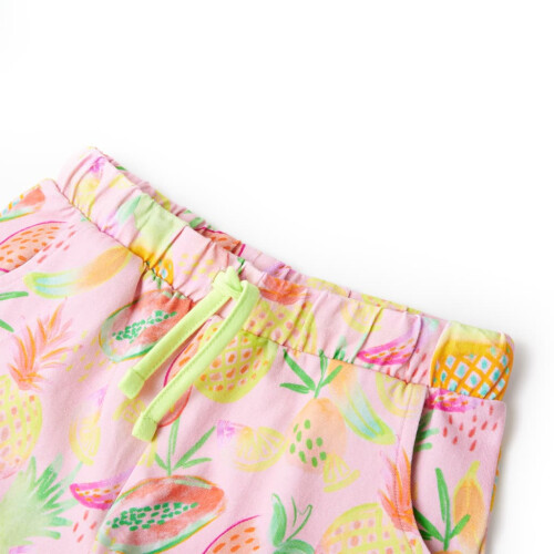 Kids' Shorts with Drawstring Soft Pink 104 2