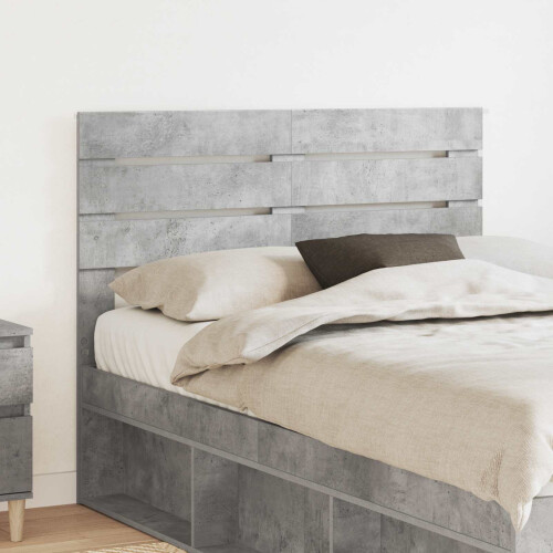 Berkfield Headboard Concrete Grey Engineered wood