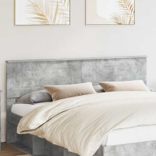 Berkfield Headboard Concrete Grey Engineered wood