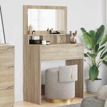 Berkfield Bedroom Dressing Tables Sonoma Oak 80 x 39.6 x 135 cm