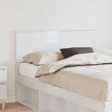 Berkfield Headboard Gloss White Engineered wood