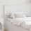 Berkfield Headboard White Engineered wood 1