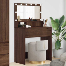 Berkfield Bedroom Dressing Tables Brown Oak 80 x 39.6 x 135 cm