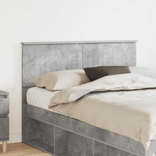 Berkfield Headboard Concrete Grey Engineered wood