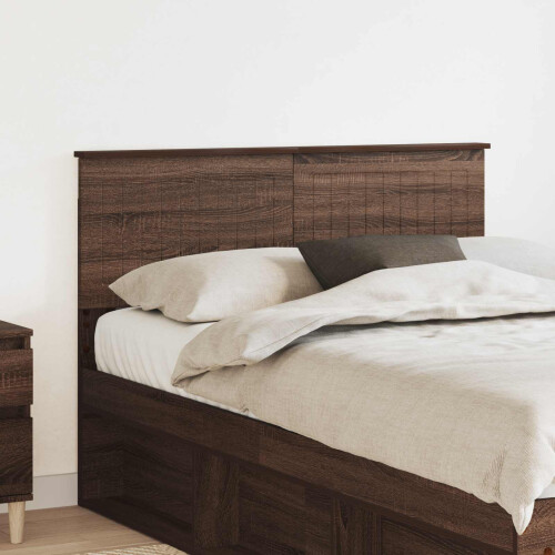 Berkfield Headboard Brown Oak Engineered wood