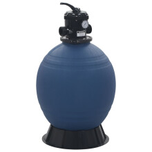 Berkfield Pool Sand Filter with 6 Position Valve Blue 560 mm