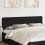 Berkfield Headboard Black Oak Engineered wood 1