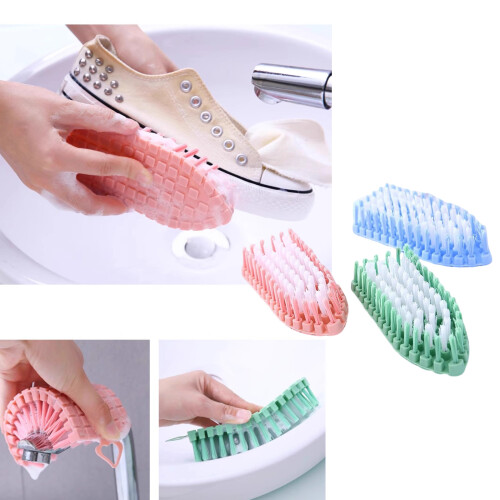 3Pcs Bendable Flexible Soft Bristles Scrub Brush Flexible Design 1