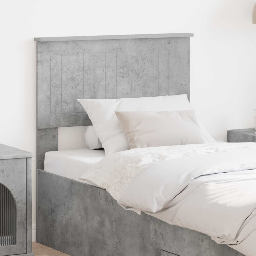 Berkfield Headboard Concrete Grey Engineered wood