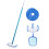 Berkfield 4 Piece Pool Maintenance Kit 1