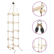Berkfield Kids Rope Ladder 200 cm Wood