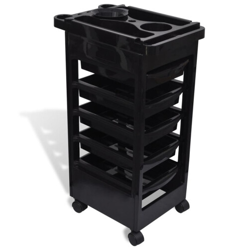 Hair Salon Plastic Trolley with Wheels 1