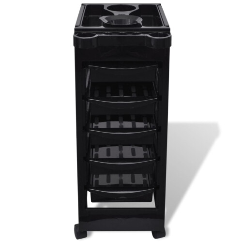 Hair Salon Plastic Trolley with Wheels 2