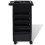 Hair Salon Plastic Trolley with Wheels 4