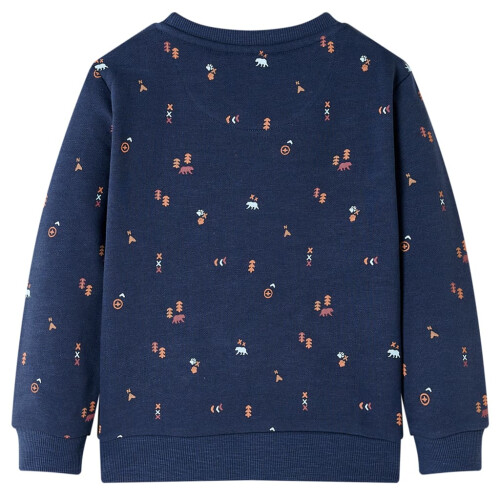 Kids' Sweatshirt Navy Melange 92 1