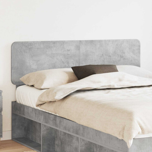 Berkfield Headboard Concrete Grey Engineered wood