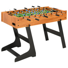 Berkfield Folding Football Table 121x61x80 cm Light Brown
