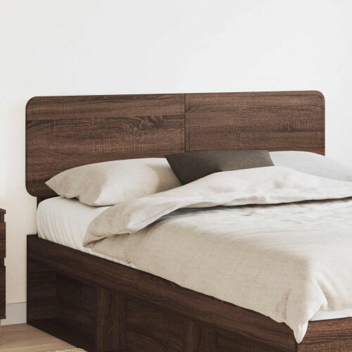 Berkfield Headboard Brown Oak Engineered wood