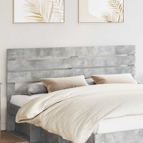 Berkfield Headboard Concrete Grey Engineered wood