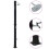 Berkfield Solar Shower Black 220 cm 20 L 1