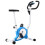 Berkfield Exercise Bike with Belt Resistance Blue 1