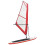Berkfield Inflatable Stand Up Paddleboard with Sail Set Red and White 1