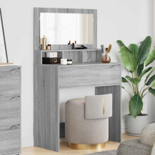 Berkfield Bedroom Dressing Tables Grey Sonoma 80 x 39.6 x 135 cm