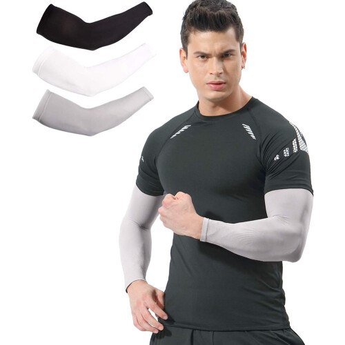 AURORA TRADE1Pair Καλοκαιρινά Μανίκια για Ποδηλασία Υπαίθρου με Καλύμματα, Προστασία από 2