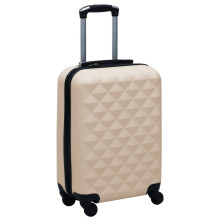 Berkfield Hardcase Trolley Gold ABS