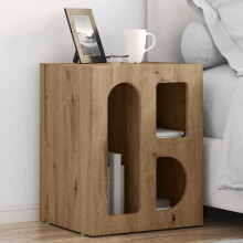 Berkfield Bedside Table 2 pcs Artisan Oak 40 x 35 x 50 cm Engineered Wood