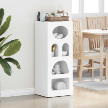 Berkfield Sideboard White 40 x 35 x 100.5 cm Engineered Wood