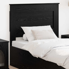 Berkfield Headboard with Headboard Black Oak 80 cm Engineered Wood