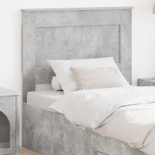 Berkfield Headboard with Headboard Concrete Grey 80 cm Engineered Wood