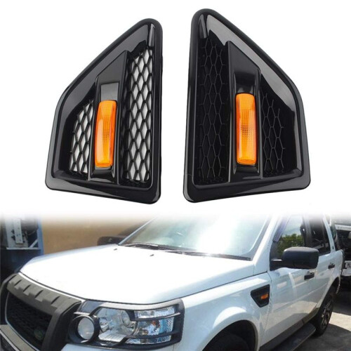 Car Side Vent Mesh Front Grille Grill for  Freelander 2 2006-2016  Side  Lights 1