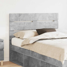 Berkfield Headboard Concrete Grey Engineered Wood