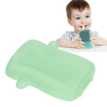 Baby Food Pouch Holder with Squeeze Proof Design, Reusable Snack Pouch for Toddlers, Green