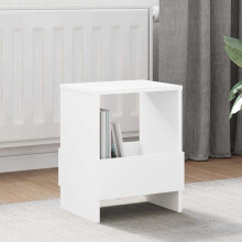 Berkfield Magazine Rack 2 pcs White 35 x 30 x 45 cm