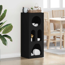 Berkfield Sideboard Black 40 x 35 x 100.5 cm Engineered Wood
