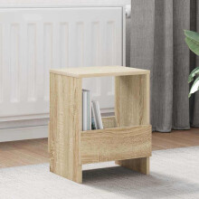 Berkfield Magazine Rack 2 pcs Sonoma Oak 35 x 30 x 45 cm