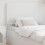 Berkfield Headboard White Engineered wood 1
