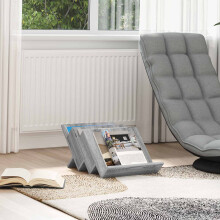Berkfield Magazine Rack Grey Sonoma 53 x 40 x 28.5 cm Engineered Wood