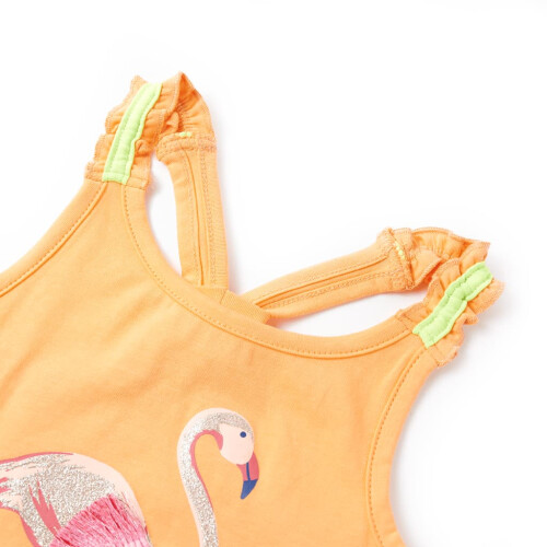 Kids' Tank Top Bright Orange 104 2