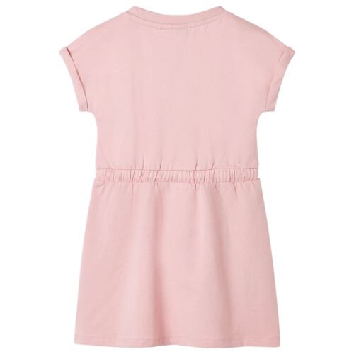 Kids' Dress with Drawstring Light Pink 128 1