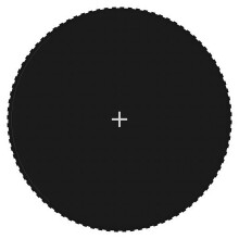 Berkfield Jumping Mat Fabric Black for 15 Feet/4.57 m Round Trampoline