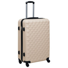 Berkfield Hardcase Trolley Gold ABS