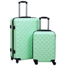 Berkfield Hardcase Trolley Set 2 pcs Mint ABS