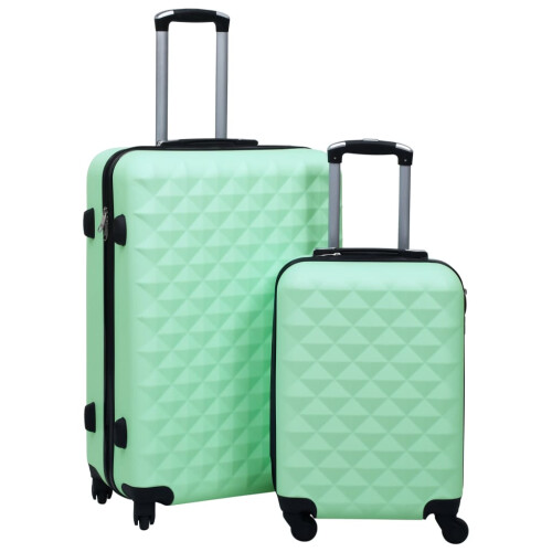 Berkfield Hardcase Trolley Set 2 pcs Mint ABS