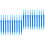 100Pcs Multi-Head Automatic Drip Irrigation Stake Blue for Garden Pots 4