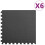 Berkfield Floor Mats 6 pcs 2.16 „é EVA Foam Black 1
